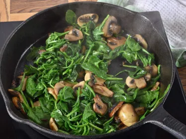 Basic Mushroom & Baby Spinach Side