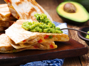 Quick Chicken Quesadilla
