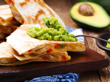 Quick Chicken Quesadilla