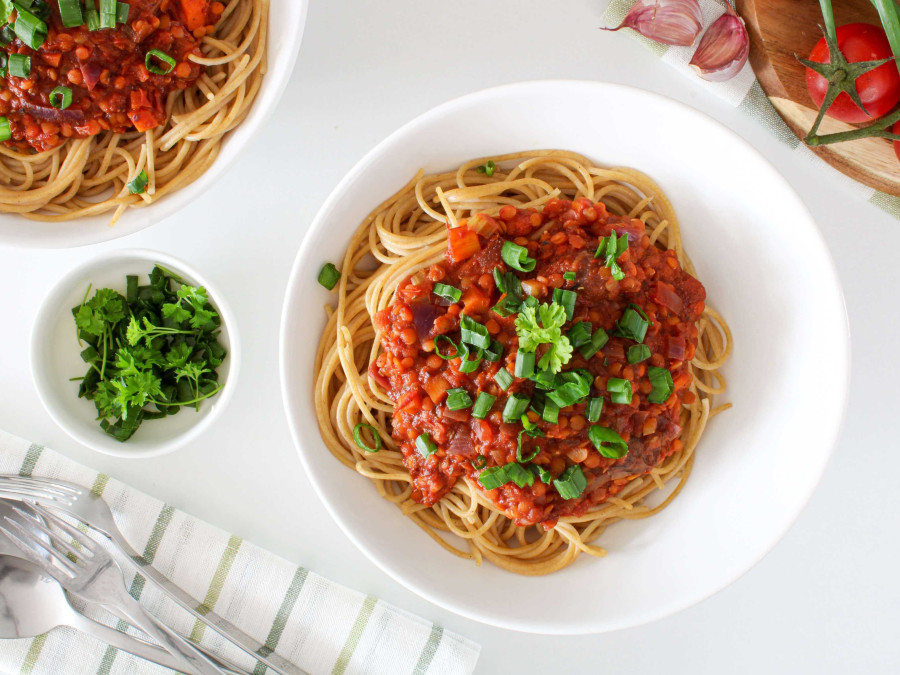 Heidi's Quick Lentil Bolognese