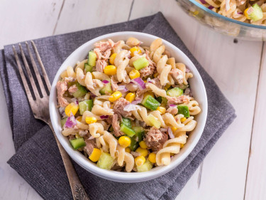 Quick Salmon & Pasta Salad