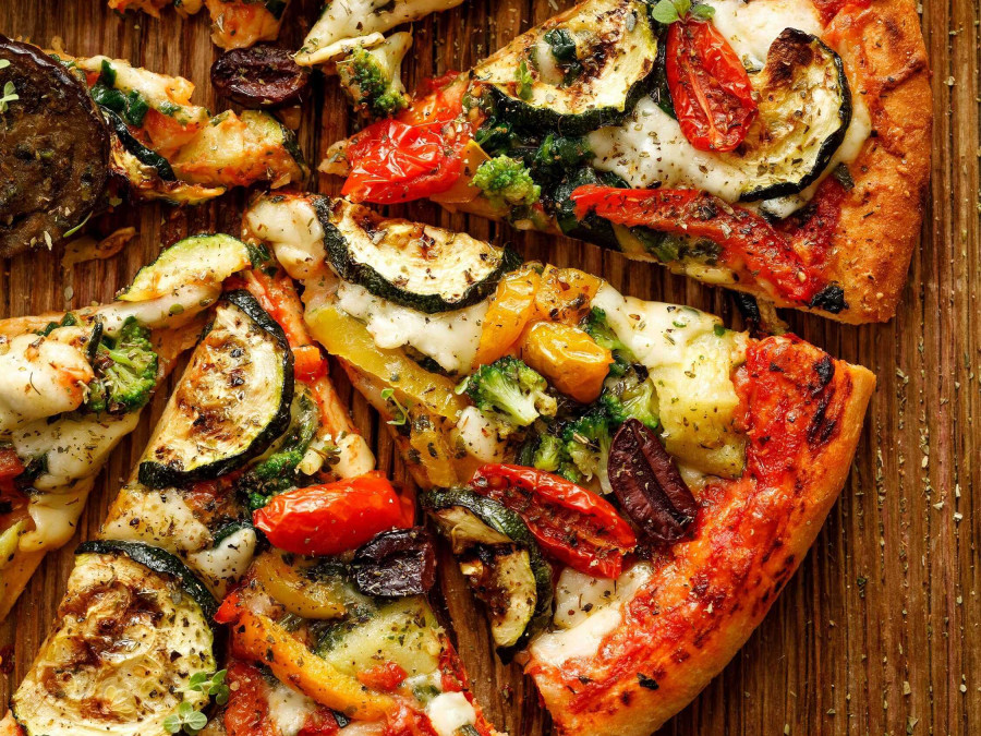 Grilled Vegetable Pizza