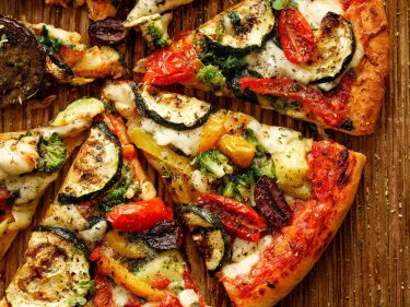 Grilled Vegetable Pizza