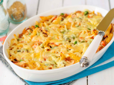 Cauliflower, Carrot and Corn Macaroni Cheese