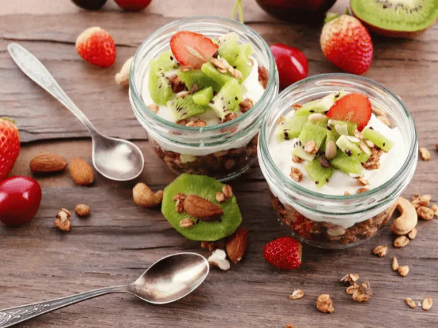Fruit and Yoghurt Parfaits