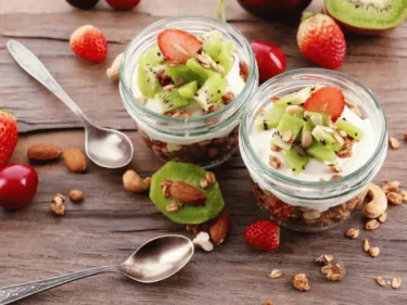 Fruit and Yoghurt Parfaits