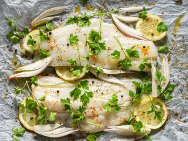 Lemon and Parsley Fish Parcels