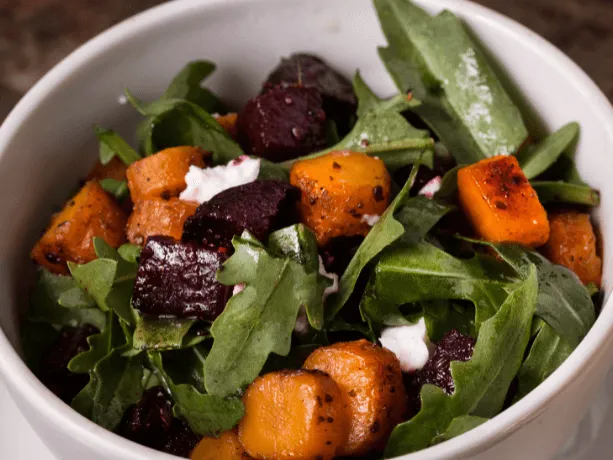 Sweet Potato, Beetroot and Feta Salad