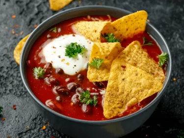 Vegetarian Nachos Bowl