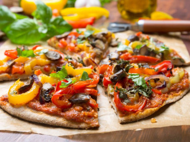 Mediterranean Sandwich Press Pizza