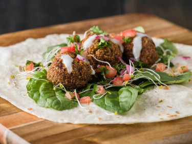 Air Fryer Falafel Salad