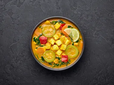 Curried tofu