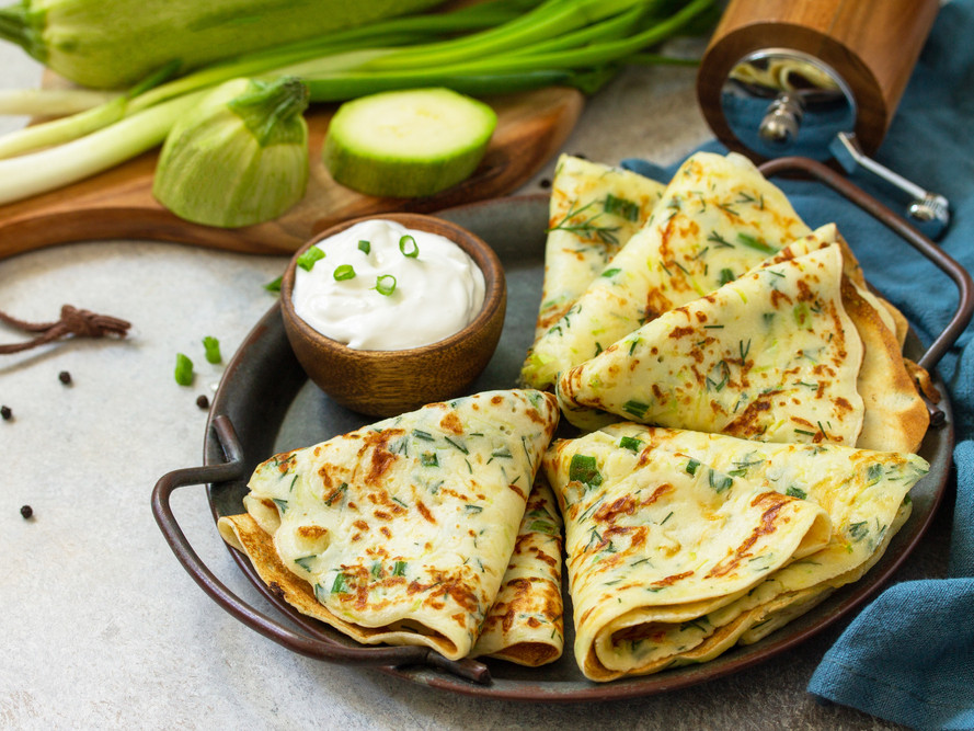 Jyoti's Vegetable Crepes
