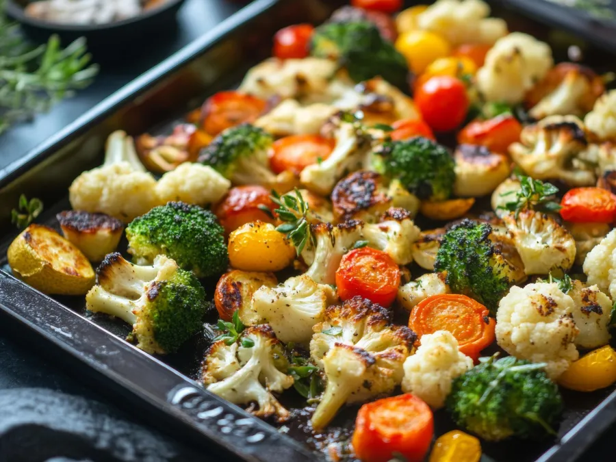 Sam's veggie roast dinner