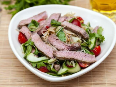 Festive beef noodle salad
